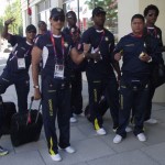 LONDRES.- La delegación de siete boxeadores de Ecuador (Foto: Guido Campaña).