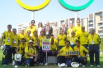 LONDRES.- Deportistas y directivos de Ecuador recibieron la bienvenida oficial de la organización (Guido Campaña, enviado especial).