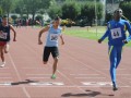 QUITO. El tricolor Jean Carlos Valencia (adelante) se quedó con el título en la prueba de velocidad.