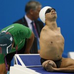 LONDRES.- No contar con tres extremidades no es impedimento para el mexicano Christopher Tronco, quien compitió en la final de los 50 metros (Reuter)
