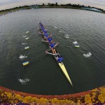 DORNEY. El equipo ucraniano compite en el ocho masculino de remo durante los Juegos Olímpicos de 2012. Foto: EFE