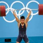 LONDRES. El chino Lu Xiaojun compite en la prueba masculina de 77 kilogramos, halterofilia, en los Juegos Olímpicos Londres 2012. Foto: EFE