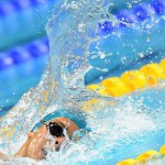 LONDRES. El italiano Gragorio Paltrinieri compite en la serie de clasificación de 1500 metros estilo libre de natación durante los Juegos Olímpicos Londres 2012. Foto: EFE