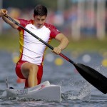 DORNEY. El español David Cal Figueroa compite durante la primera ronda clasificatoria de 1.000 metros de Canoa individual (C1) masculina en la competición de canoa de los Juegos Olímpicos de Londres 2012 en el centro de remo Eton Dorney. Foto: EFE