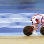 LONDRES. La polaca Malgorzata Wojtyra, durante la prueba de persecución individual 3km de la competición de ciclismo en pista en los Juegos Olímpicos de Londres 2012. Foto: EFE