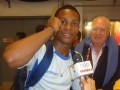 Emocionado se mostró Álex Quiñónez tras su clasificación. No le teme a Usain Bolt. "En la competencia todos somos iguales", dice.