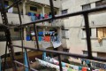 El patio es compartido por varias familias en conventillo del IESS.