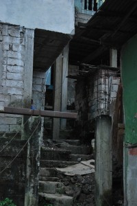 El callejón cárcel del cerro del Carmen no tiene las escalinatas regeneradas.