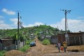 Uno de ls transformadores instalados en Ciudad de Dios, donde los habitantes lamentan que el servicio eléctrico no siempre funciona.