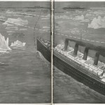Titanic impacta con el iceberg Ilustración del National Maritime Museum sobre el Titanic a minutos del impacto con el iceberg.