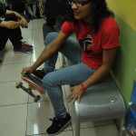 Dayanara García, de 17 años, practica skateboarding desde hace tres años. Dayanara García, de 17 años, practica skateboarding desde hace tres años.