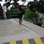 José Barragán, 'Buffy' en otro de sus trucos de skateboarding. José Barragán, 'Buffy' en otro de sus trucos de skateboarding.