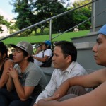 Kevin Montenegro(d), de 18, Lenin Yépez, de 28, Vladimir Montenegro, de 19 y Leito Alcívar, de 21, son integrantes del movimiento emo. Kevin Montenegro(d), de 18, Lenin Yépez, de 28, Vladimir Montenegro, de 19 y Leito Alcívar, de 21, son integrantes del movimiento emo.