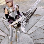 Karen Bayas con la armadura del personaje Lightning - tomado de su cuenta Facebook Karen Bayas con la armadura del personaje Lightning - tomado de su cuenta Facebook