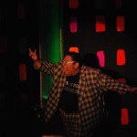 Pedro Ortíz durante su presentación en ¡Monologueros, humor en gajo!