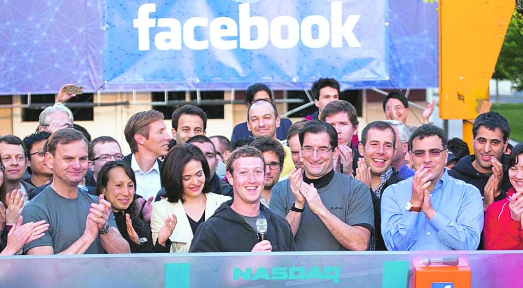 Debut y declive de Facebook en Wall Street